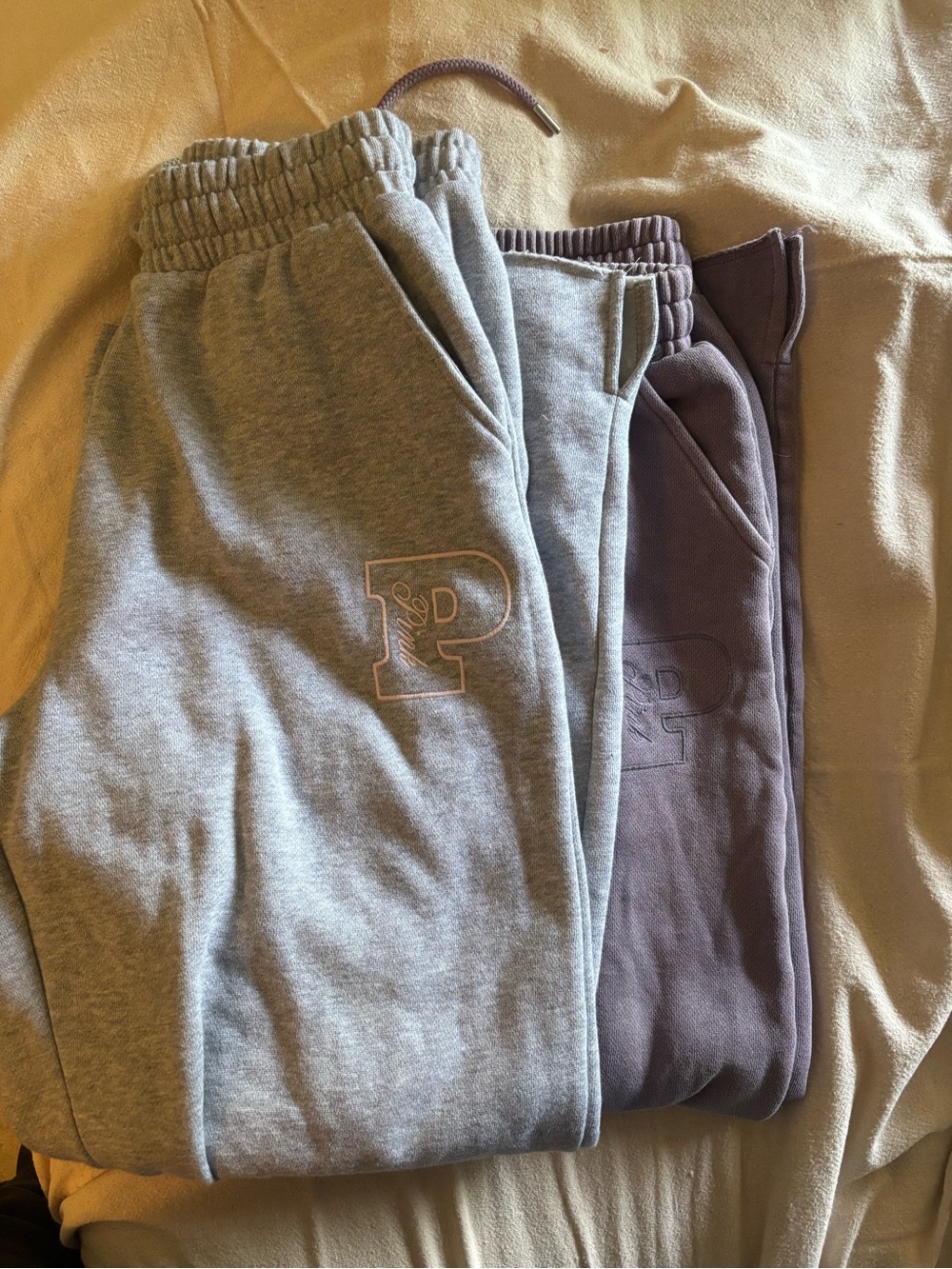 Victoria's Secret / Pink Women’s Sweatpants Set - Gray and Plum